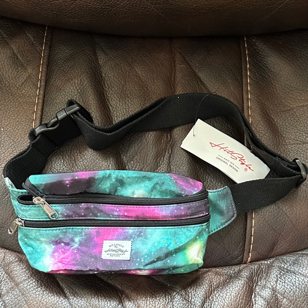 Colorful Galaxy Print Fanny Pack